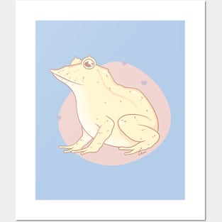 Solomon Island Leaf Frog - Cute Yellow Leaf Frog Posters and Art